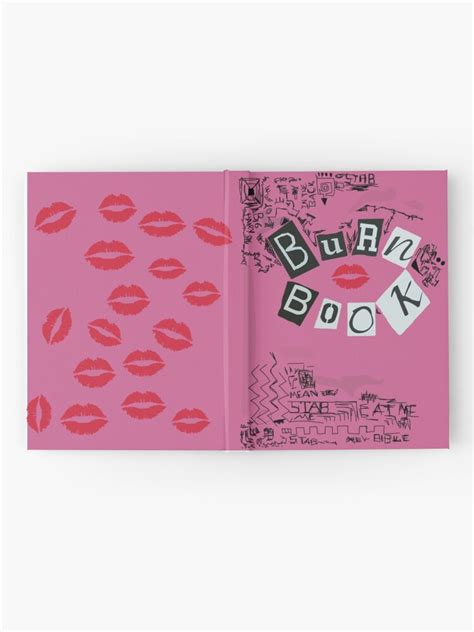 "Mean Girls - Burn Book" Hardcover Journal for Sale by BridgetLynnC | Redbubble