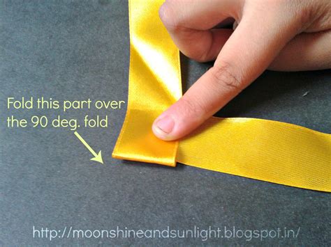 How to make a Folded Ribbon Rose | Moonshine and Sunlight - Indian Nailart and Lifestyle Blog ...