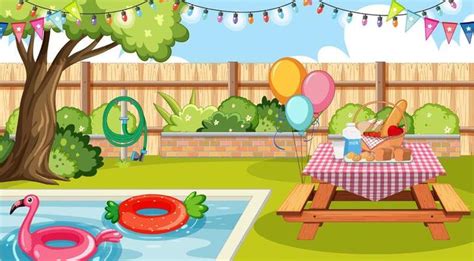 Pool Party Background Vector Art, Icons, and Graphics for Free Download