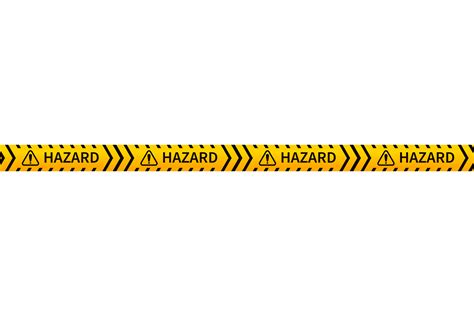 Hazard Warning. Yellow Tape Pattern with Graphic by ladadikart ...