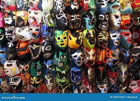 Lucha Libre Mexican Professional Wrestling Masks Editorial Stock Photo - Image of mask, cdmx ...