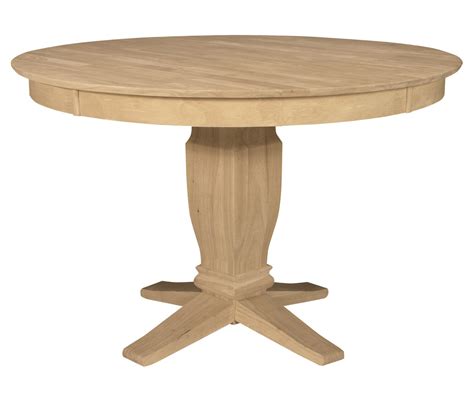 T-60RT 60" Solid Round Create-A-Table | Unfinished Furniture of Wilmington