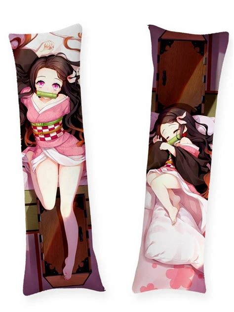 nezuko-demon-slayer-dakimakuras Tricot Fabric, Dakimakura, Body Pillow ...