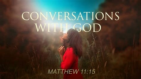 Conversation with God – Southside Christian Fellowship