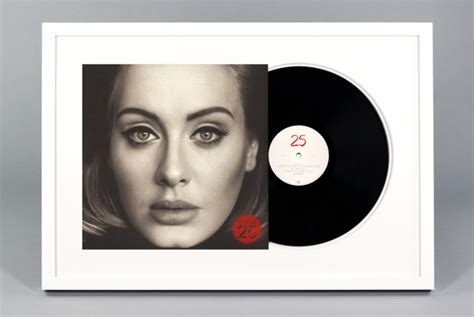 Adele's 25 - Custom Framed Vinyl Album