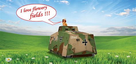 Panzerserra Bunker- Military Scale Models in 1/35 scale: A7V - Sturmpanzerwagen - WWI german ...