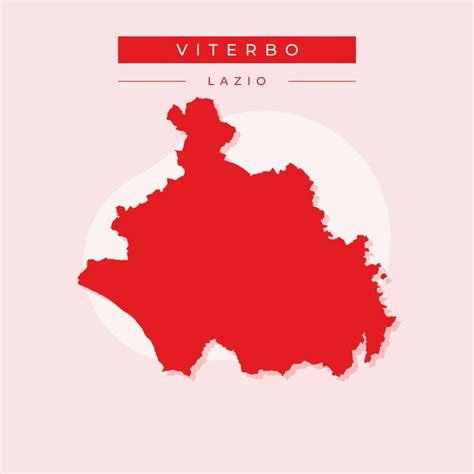 Premium Vector | Vector illustration vector of viterbo map italy