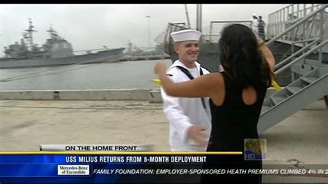 USS Milius returns to San Diego after eight-month deployment | cbs8.com