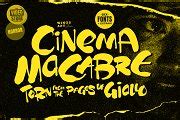 Cinema Macabre: Halloween Giallo Fonts | Creative Market