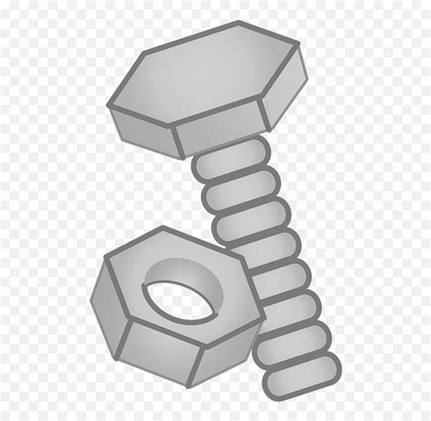 Bolt And Nut Clipart - Metal Screw Emoji,Screw Emoji - free transparent emoji - emojipng.com