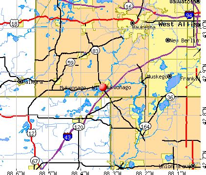 Mukwonago, Wisconsin (WI 53149) profile: population, maps, real estate ...