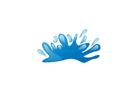 Water Splash Logo Graphic by Friendesigns · Creative Fabrica