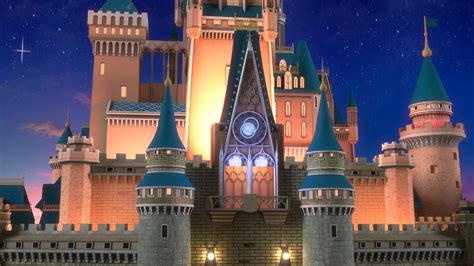 disney cinderella castle obj