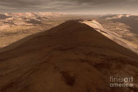 Valles Marineris Photograph by Detlev Van Ravenswaay/science Photo Library - Fine Art America