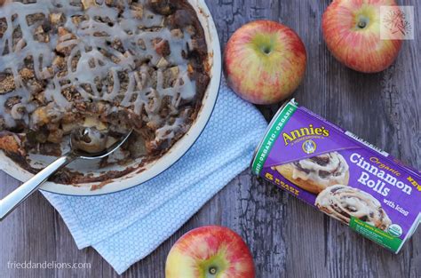 Cinnamon Roll Bread Pudding with Apples — Fried Dandelions — Plant ...