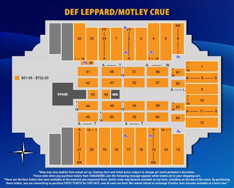 Seating Charts | FARGODOME