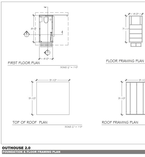 Modern Outhouse Plans PDF Shed Compost Toilet off Grid - Etsy | Outhouse plans, Modern outhouse ...