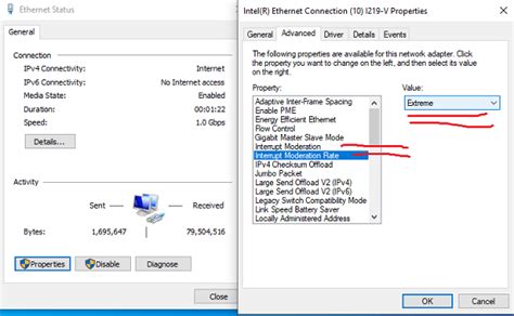 Ethernet I219-V Internet Speed bottleneck - Intel Community