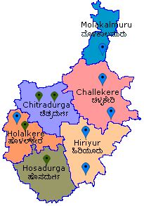 Chitradurga Taluk Map