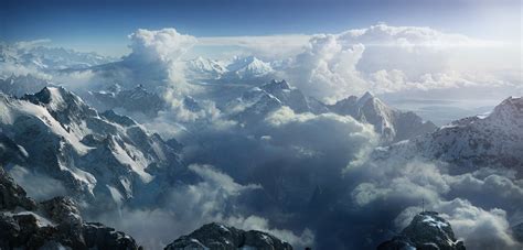 ArtStation - Mountain panorama