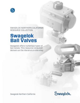 Swagelok ball valves with ball valve PDF catalogs