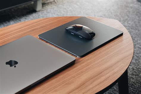 PureShape mousepad for Apple Mouse - Dark Gray – moonimal