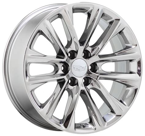 22" Cadillac Escalade PVD Chrome Wheels Rims Factory Original OEM Set – The Wheel Exchange