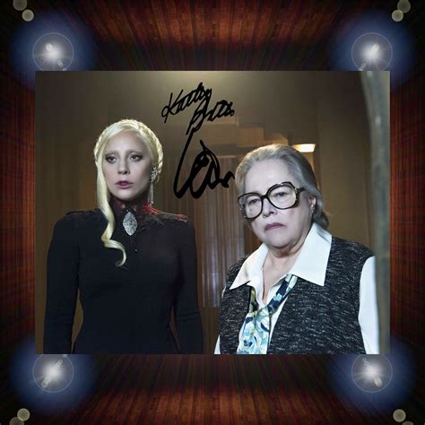 Lady Gaga Kathy Bates AHS Roanoke Signed Autographed Framed Photo/Canvas Print | eBay