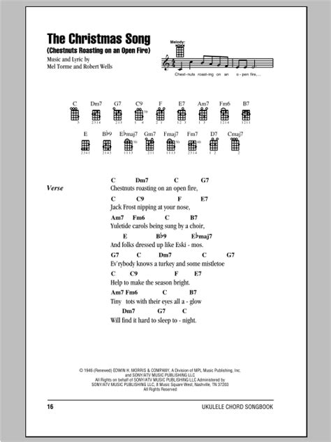 The Christmas Song (Chestnuts Roasting On An Open Fire) | Sheet Music ...