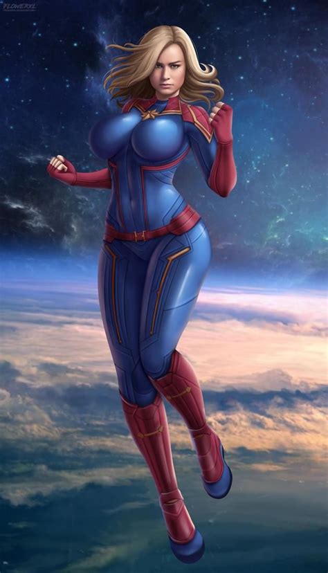 Captain Marvel by Flowerxl on DeviantArt | Marvel girls, Marvel women ...