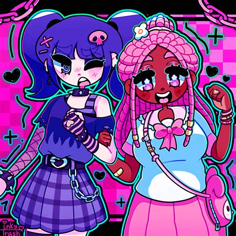 Kuromi And My Melody Fan Art