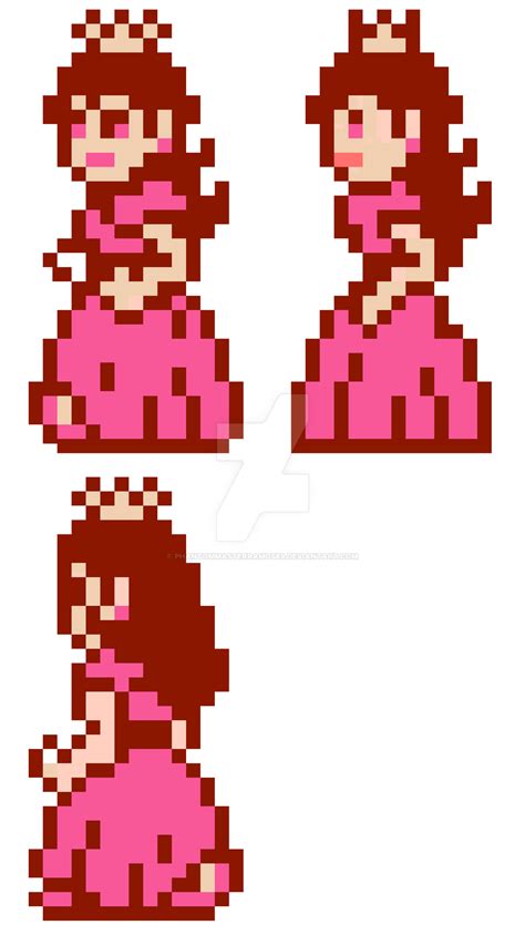 Princess Peach Sprites DeviantART