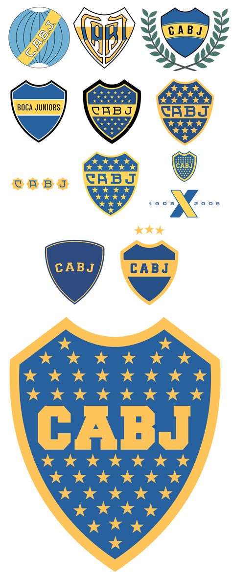 Club Atlético Boca Juniors club badge evolution #futbolbocajuniors Soccer Club, Football Soccer ...