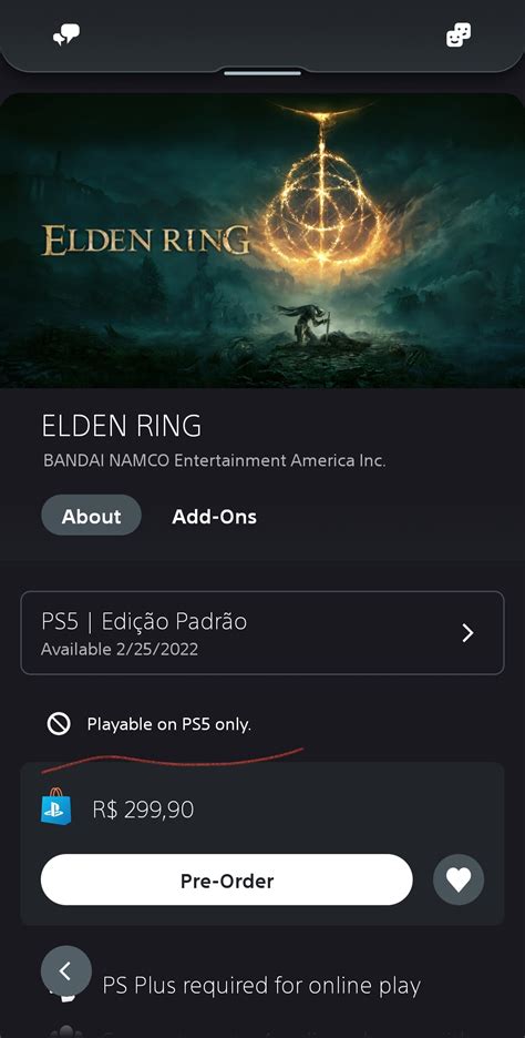 Does anyone know how to pre order elden ring for ps4 in the ps store ...