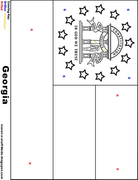 Indiana State Flag Coloring Page - Free Coloring Pages