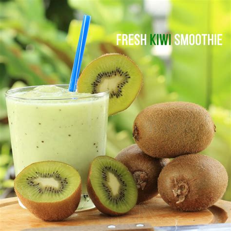 Fresh Kiwi Smoothie - Melissa's Foodies