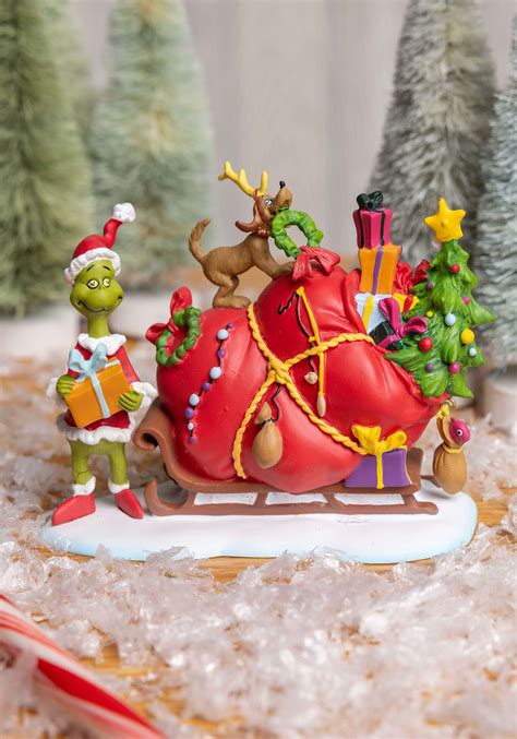 The Grinch Sleigh Department 56 Figurine