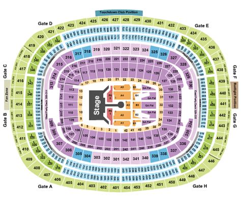 FedExField Seating Chart + Section, Row & Seat Number Info