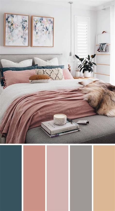 20 Beautiful Bedroom Color Schemes ( Color Chart Included ) #Beautiful ...