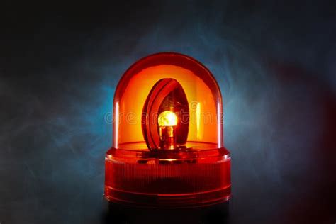 Red police light stock photo. Image of glowing, closeup - 18290286