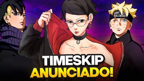 VAZOU!| NOVO VISUAL DA SARADA EM BORUTO - (Timeskip) - YouTube