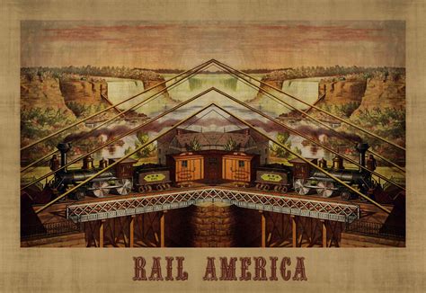 Rail America Travel Poster Free Stock Photo - Public Domain Pictures