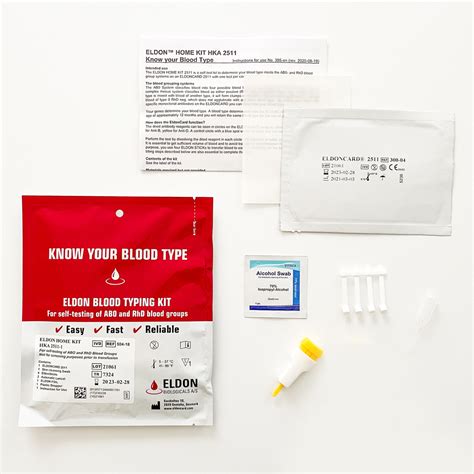 Blood type test kit | Synergy Nutrition & Wellness Center