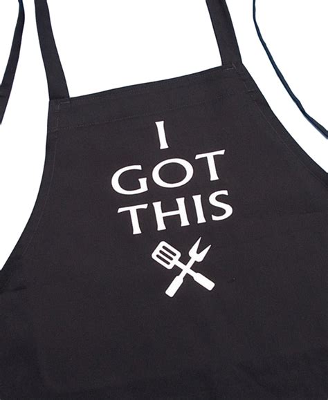 Funny BBQ Apron I GOT THIS, Black Grilling Aprons For Men And Women ...