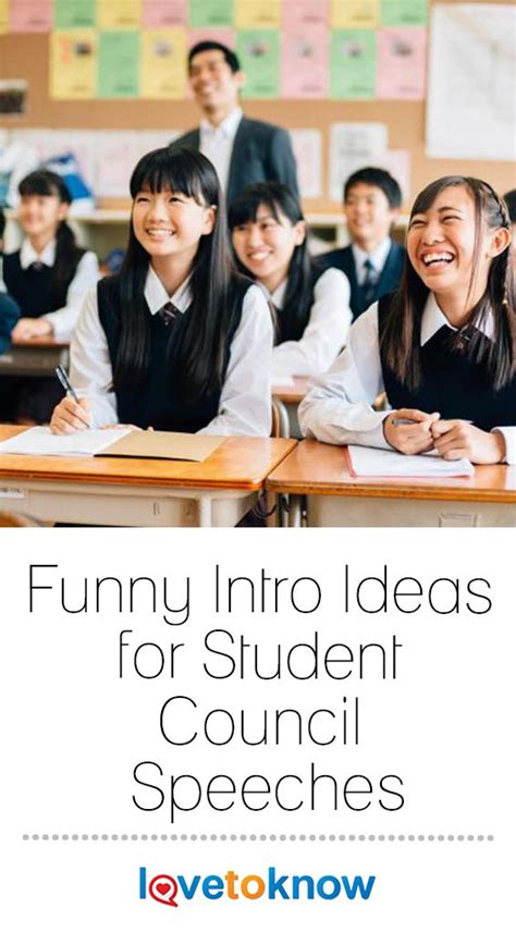 Funny Intro Ideas for Student Council Speeches | LoveToKnow | Student ...