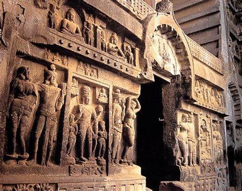 VERANDA OF THE CHAITYA HALL, KARLE, 50-75 CE | Art history, The ancient one, Art