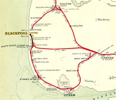 Blackpool Stations Map