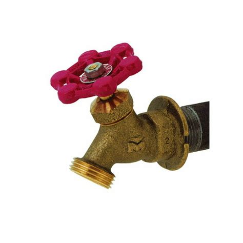 Mueller/B & K 108-004 Outdoor Hose Lawn Faucet 3/4-Inch Brass Female Pipe Thread Sillcock, Size ...