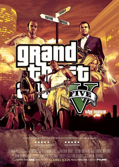 Gta V Movie Poster Gtav Grand Theft Auto Pinterest | Hot Sex Picture