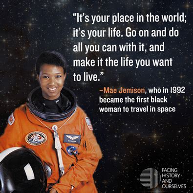 Mae Jemison quote | Engineering quotes, Half the sky, Great quotes